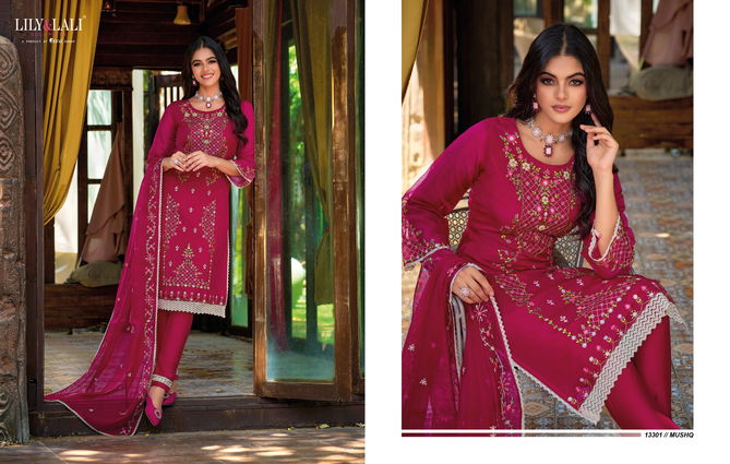 Mushq By Lily And Lali Embroidery Readymade Suits Catalog